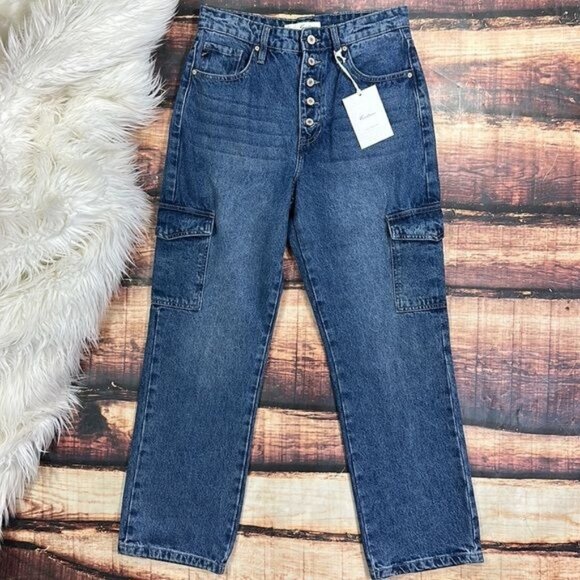 KanCan Denim - KanCan Cargo Jeans - Denim